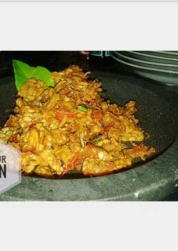 Sambalado Tempe Teri Nasi ala Dapur Ken