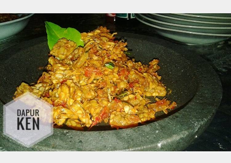 cara membuat Sambalado Tempe Teri Nasi ala Dapur Ken