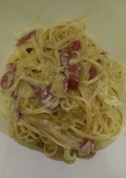 Spagheti Carbonara sederhana