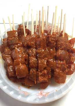 Sate Kikil/Cecek ala angkringan
