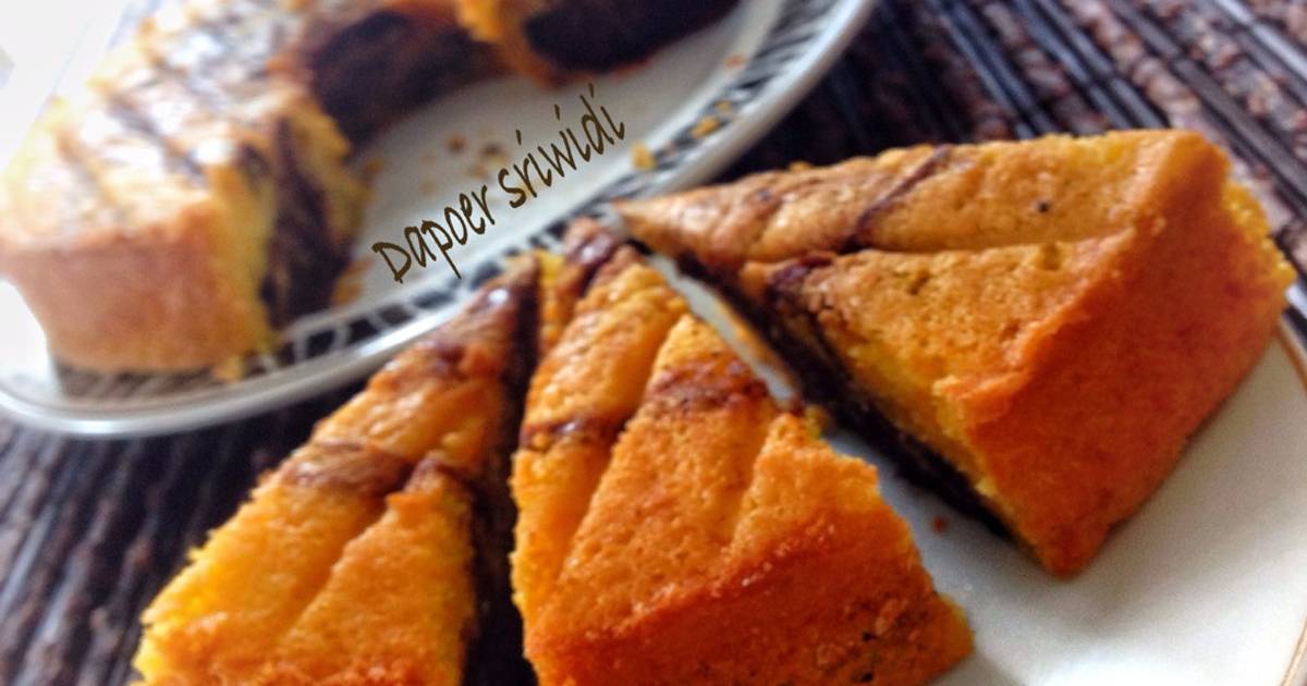 Resep Pumpkin marble cake oleh Dapoer sriwidi - Cookpad