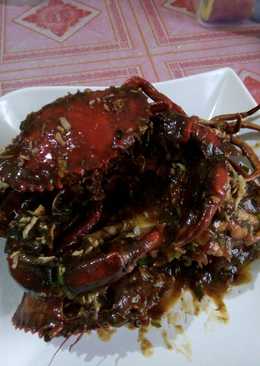Kepiting saus tiram ala moms gevi