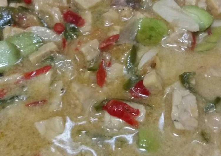 resep Jangan Lombok a.k.a Sayur Tempe Cabe Ijo