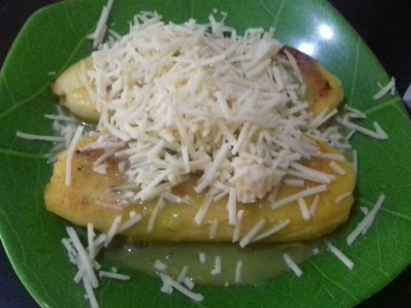 Pisang penyet keju #bikinramadhanberkesan