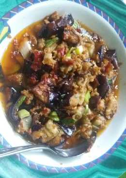 Tumis Terong Telur Pete