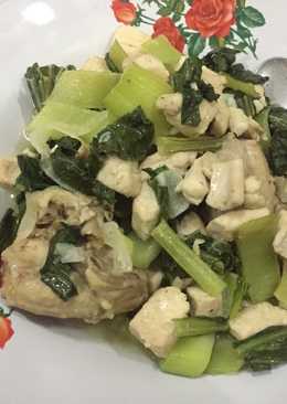 Pokcoy ayam sawi hijau