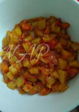 Balado Kentang Wortel