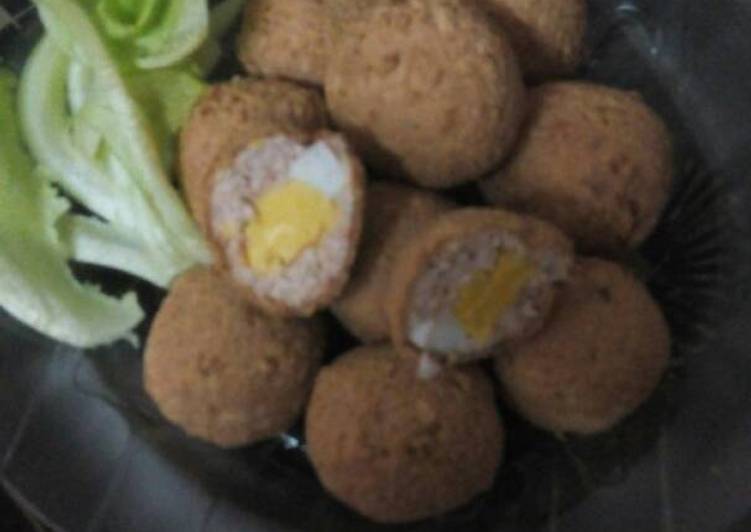 resep makanan Tahu bulat daging isi telur