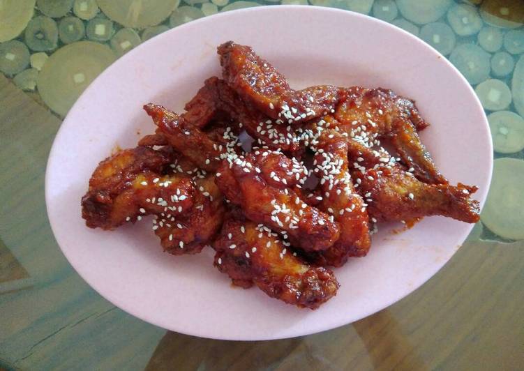 resep masakan Spicy Fire Wings Homemade