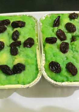 Puding Roti Tawar Pandan