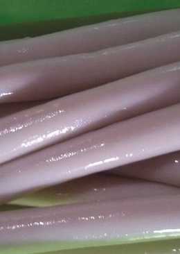 Tteok (kue beras) simple and chewy ðð