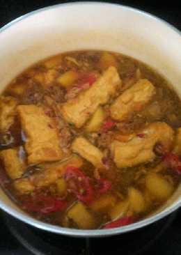 Semur tahu dan kentang