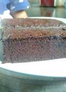 Sponge cake coklat simple