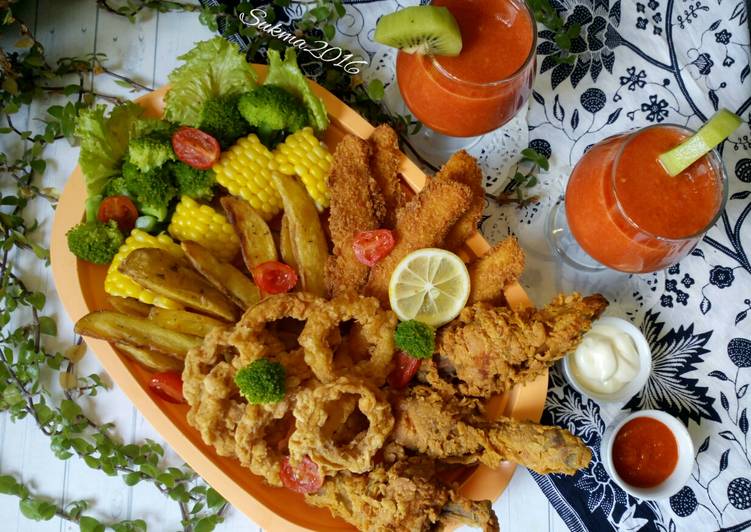 cara membuat Weekend Platter Komplit