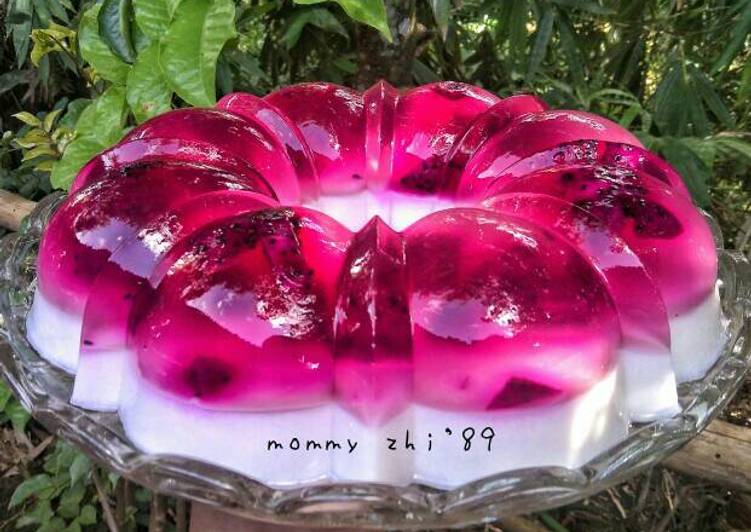 Resep Dragon fruitjell Puding By Welly Herlina (Mommy zHi)