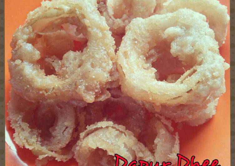 resep Onion Ring Crispy Kriuk