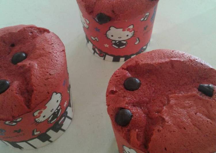 Resep Eggless red velvet cup cake - Bunda Rose