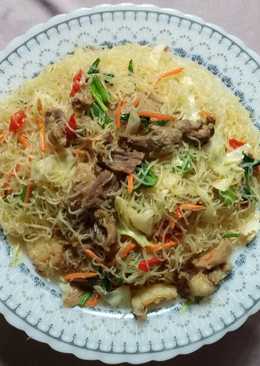 Bihun pedas daging sapi