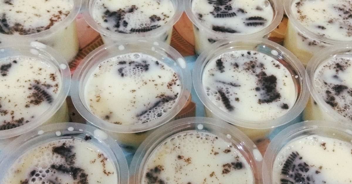 27 resep  puding  susu oreo  cup  enak dan sederhana Cookpad