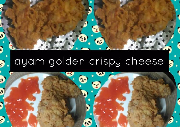 resep makanan Ayam golden crispy cheese