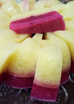 Puding Jagung Buah Naga Merah