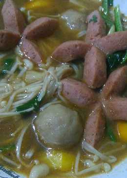 3. Sup jamur enoki sosis #BikinRamadhanBerkesan #menusahur