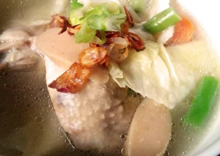 resep makanan Sop Ayam (Indonesian Chicken Soup)