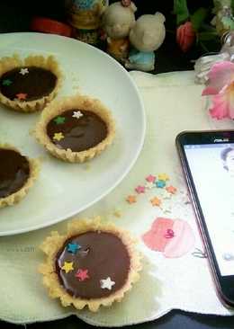 Biscuit Pie with Chocolate Vla (#postingrame2_cakenomixer)