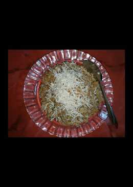 Nasi goreng simple keju parut