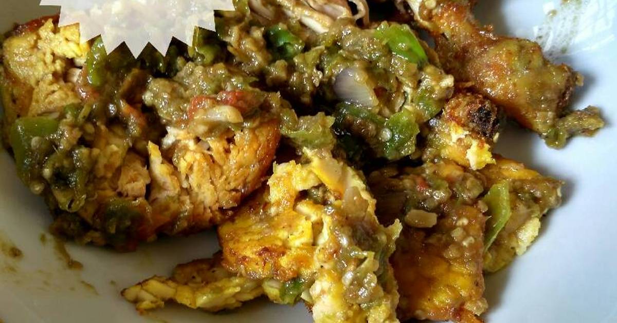 Ayam penyet sambal hijau - 8 resep - Cookpad