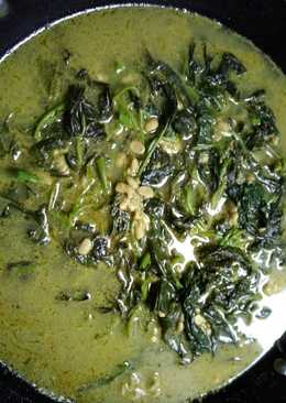 Bobor bayam tempe semangit