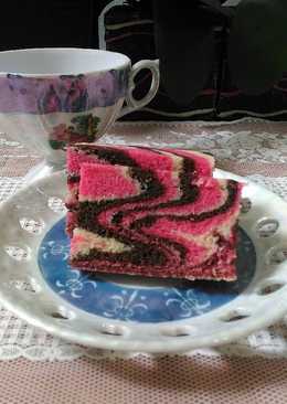 Apam Belang (cake neapolitan)