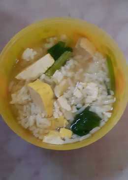 Sayur bening sawi tahu kuning