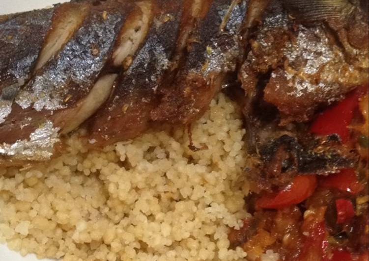 Tiwul dan pepes ikan recipe main photo