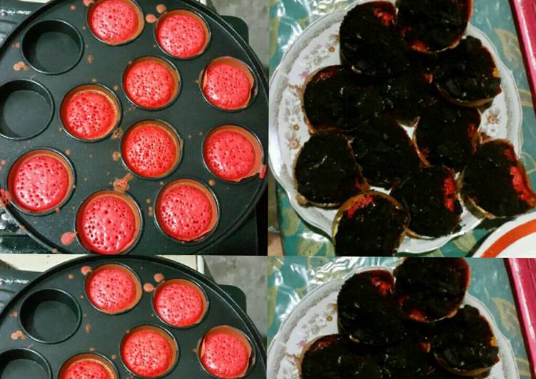 gambar untuk resep makanan Terang bulan mini redvelvet oreo