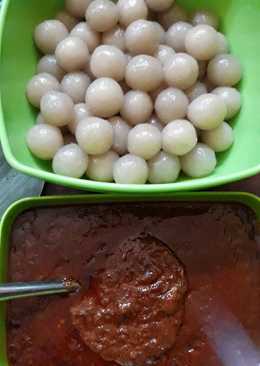 Cilok bumbu sinti pedas manis