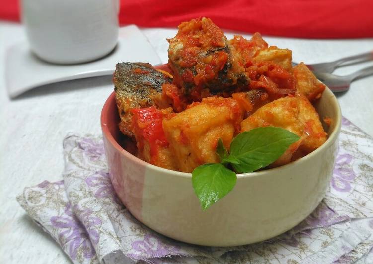Balado Tahu Ikan Kembung