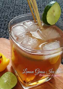Es Teh Serai dengan Jeruk Nipis