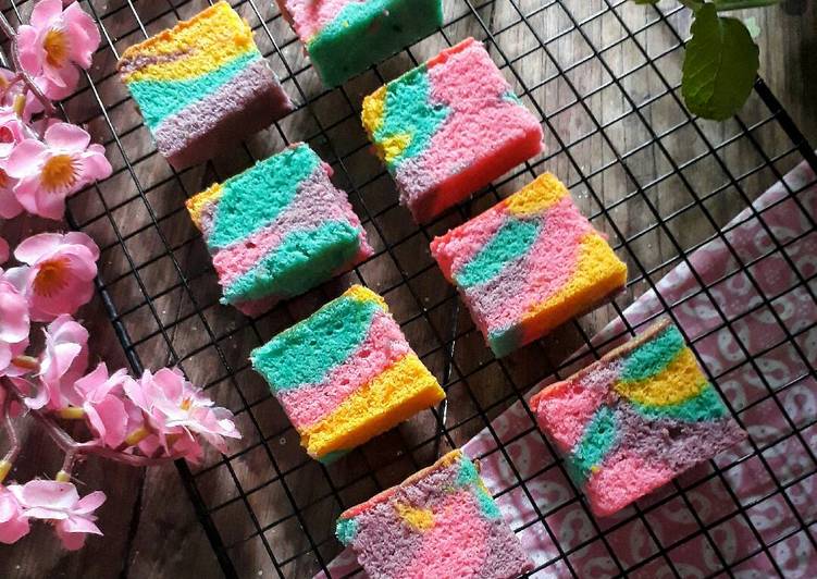 cara membuat Cheese Unicorn Ogura Cake #cookpadpeduli #kankerpayudara