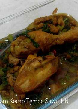 Ayam Kecap Tempe Sawi - Anak Kos