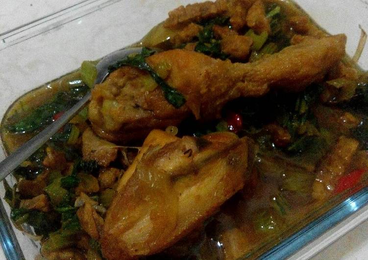 gambar untuk cara membuat Ayam Kecap Tempe Sawi - Anak Kos