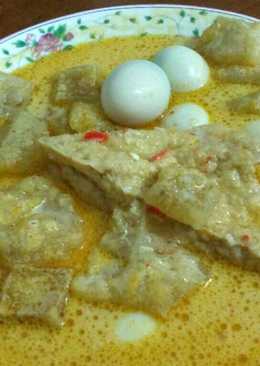 Telor puyuh, tahu, krecek