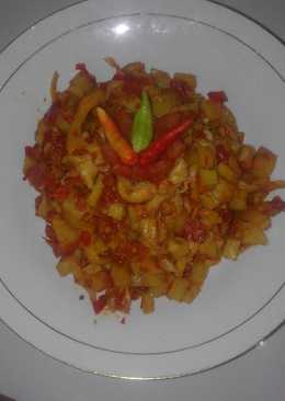 Balado kentang jamur