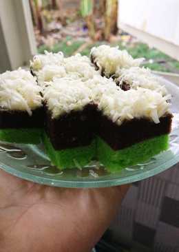 Lapis Kukus Coklat Pandan