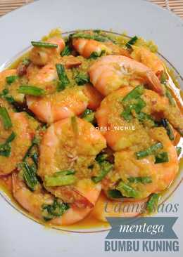 Udang Saos Mentega bumbu kuning