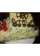Brownis tart (brownis coklat kukus)