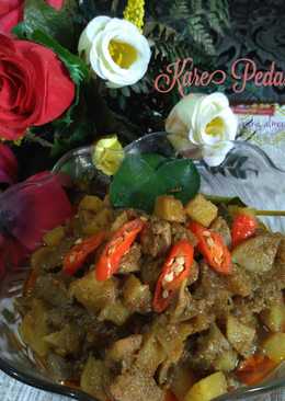 Kare Pedas Ati Ampela & kentang