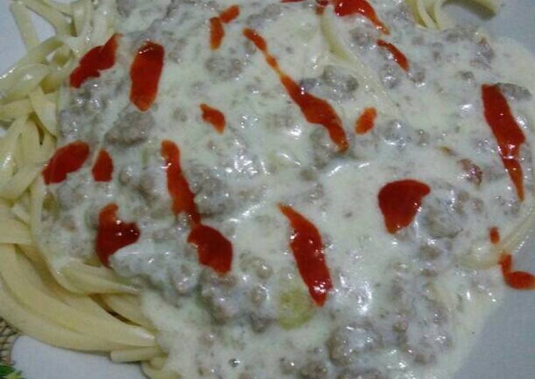 gambar untuk cara membuat Fettucine Carbonara