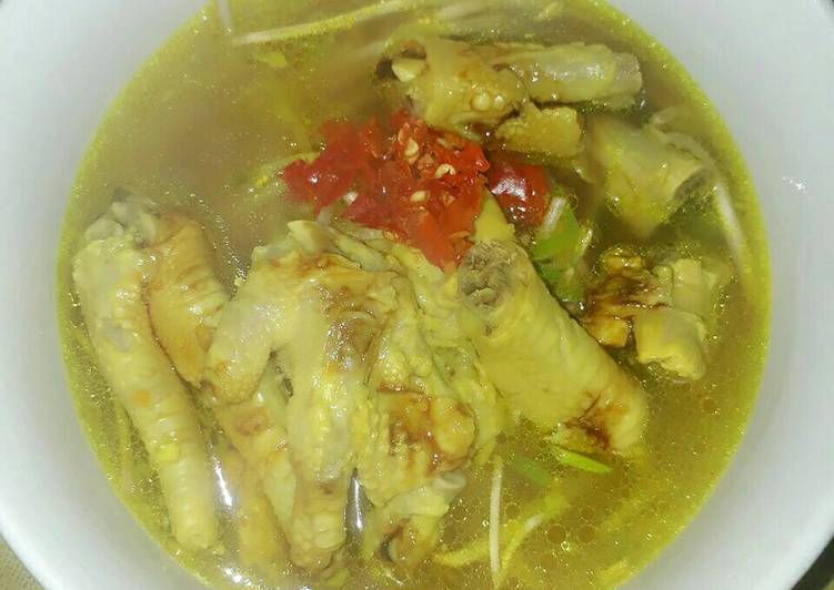 resep masakan Soto ceker ayam