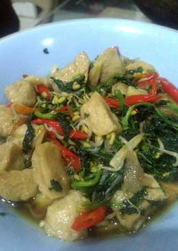 Tumis Selada Air (Jembak) + Tauge Simple